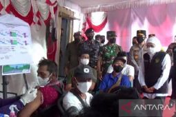 Gubernur Khofifah bersama Forkopimda Jatim pantau jalur mudik Tol Ngawi-Solo