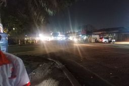 Ruas jalan baypas Rangkasbitung, Lebak dipadati kendaraan pemudik