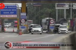 Kemenhub batasi lalu lintas kendaraan barang di tol mulai 28 April