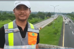 Kondisi pemberlakuan one way di Tol Cipali