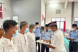 113 WBP Lapas Tanjung Pandan terima remisi Idul Fitri 1443 Hijriah