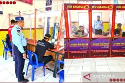 Lapas Narkotika Sabak berikan layanan virtual Lebaran untuk napi
