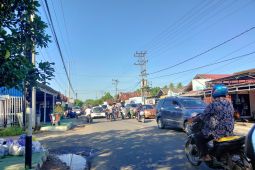 LEBARAN -Pemudik masih padati jalan ke daerah hulu sungai Kalsel H+1