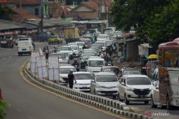 Arus mudik di Nagreg masih padat pada H+1 Lebaran