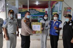 Aksi Simpatik Jasa Raharja dan Partisipasi Dalam Monitoring Pos Terpadu Lebaran 2022
