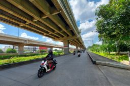 Belum ada lonjakan arus balik pesepeda motor via Kalimalang