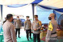 Kapolda Jambi pantau arus balik dari Pos Pam Tempino