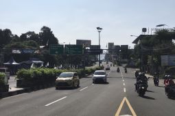 Polisi berlakukan satu arah secara situasional di Simpang Gadog Bogor