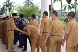 ASN Jambi halal bihalal di hari pertama kerja pasca libur lebaran