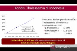 Kemenkes perkirakan 2.500 bayi lahir dengan talasemia per tahun