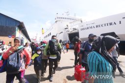 Baru 3.279 pemudik kembali ke Banjarmasin lewat Pelabuhan Trisakti