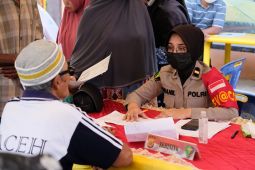 Capaian vaksinasi dosis satu Polda Aceh melebihi target