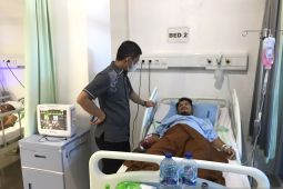 Kondisi Kanit Resmob Polda Jambi yang tertusuk tombak terus membaik