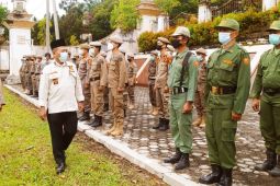 Pemkab Merangin gelar apel siaga Sat-Linmas pengamanan Pilkades serentak 2022