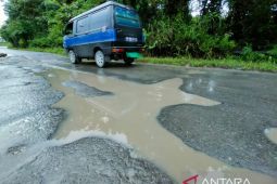 Jalan Trans Papua Barat Sorong-Klamono sebagian alami kerusakan