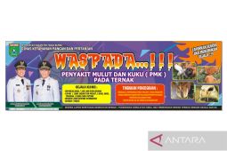 Pemda Tanbu imbau masyarakat waspadai PMK pada hewan ternak