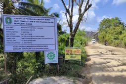 Pagu Anggaran peningkatan Jalan Siduk-Sukadana Rp13,8 miliar