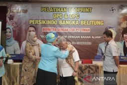 PT Timah bersama DPD Persekindo gelar pelatihan ecoprint