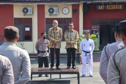 Wali dan Wawali pamitan dengan jajaran Polres Tebing Tinggi