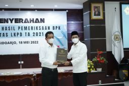 Pemkab Sidoarjo raih opini WTP sembilan kali berturut-turut