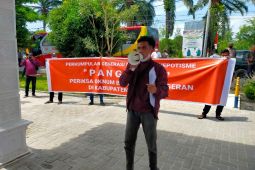 Polres Batubara lakukan pengamanan aksi unjuk rasa massa Gerbrak