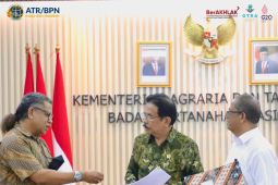 Enrico Guteres temui Menteri Agraria ATR/BPN