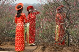 Catatan SEA Games - Keanggunan perempuan Vietnam berbalutkan Ao Dai