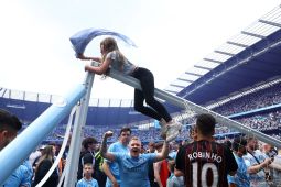 Liga Inggris: Guardiola sanjung pemainnya sebagai para legenda