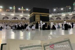 Jamaah haji masuk ke Raudhah sesui jadwal yang sudah ditentukan