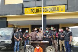 Polres Bengkulu tangkap pencuri kendaraan di 14 lokasi berbeda