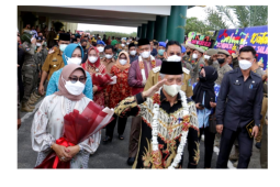 Penjabat Bupati Pringsewu hadiri pisah sambut dan pelepasan Sujadi