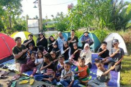 Kampung Baca Tanjung Saleh menggelar Kemah Literasi Digital