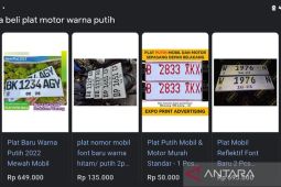 Korlantas ingatkan masyarakat tidak beli pelat nomor putih "online"