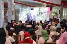 Ratusan emak-emak di Sumut deklarasi dukung Ganjar