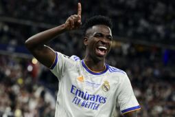 Vinicius Junior antar Real Madrid juarai Liga Champions
