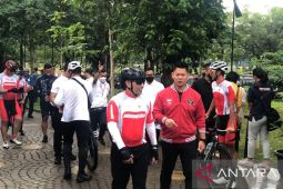 Kapolri pimpin Parade Kemenangan bersama atlet sepeda SEA Games 2021