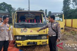 Dua pejalan kaki diseruduk truk satu tewas akibat sopir tidak konsentrasi