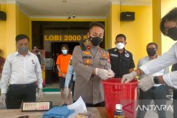 Pemusnahan narkoba yang ditemukan di Lapas Singkawang