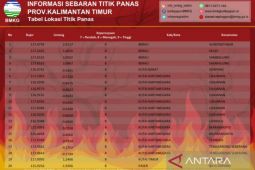 BMKG deteksi 20 titik panas  di Kaltim