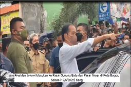 Jokowi blusukan, warga antusias mengerubungi