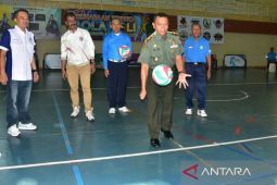 Danrem buka kejuaraan bola voli piala Gubernur Kaltim dan Danrem 091/ASN