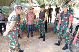 Kasdam II/Sriwijaya tinjau lokasi TMMD di Mukomuko