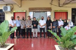 Rakor Polres dan KPU Tebing Tinggi persiapan tahapan Pemilu 2024
