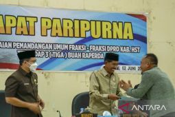 Sejumlah fraksi DPRD HST tolak raperda pemekaran kecamatan