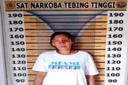 IRT pengedar sabu dibekuk Satnarkoba Polres Tebing Tinggi