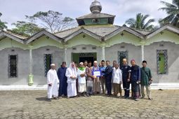 PT Timah bantu pembangunan masjid Al Hikmah desa Rambat