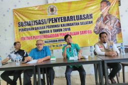 Sekretaris Komisi I Bidang Hukum dan Pemerintahan DPRD Kalimantan Selatan (Kalsel) H Suripno Sumas SH MH mengajak warga masyarakatnya untuk bersama-sama menghilangkan kesan provinsinya sebagai "lahan
