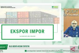 Ekspor-impor Kalsel bulan April naik