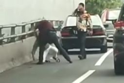 Korban dugaan pemukulan di Tol Dalam Kota lapor ke Polda Metro