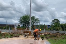 Dinas PUPR Kalbar targetkan pembangunan "Jogging Track" kawasan Pendopo Gubernur selesai 2022